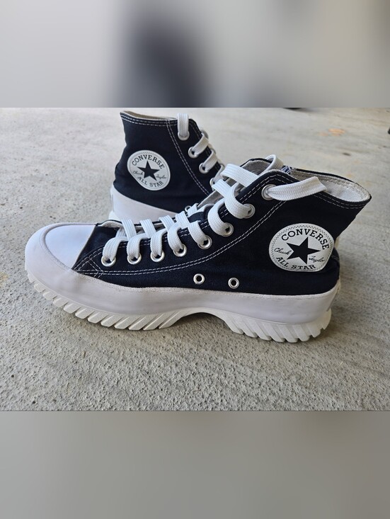 Converse Shoes - Converse Chuck Taylor All Star Platform High Top - Black & White
